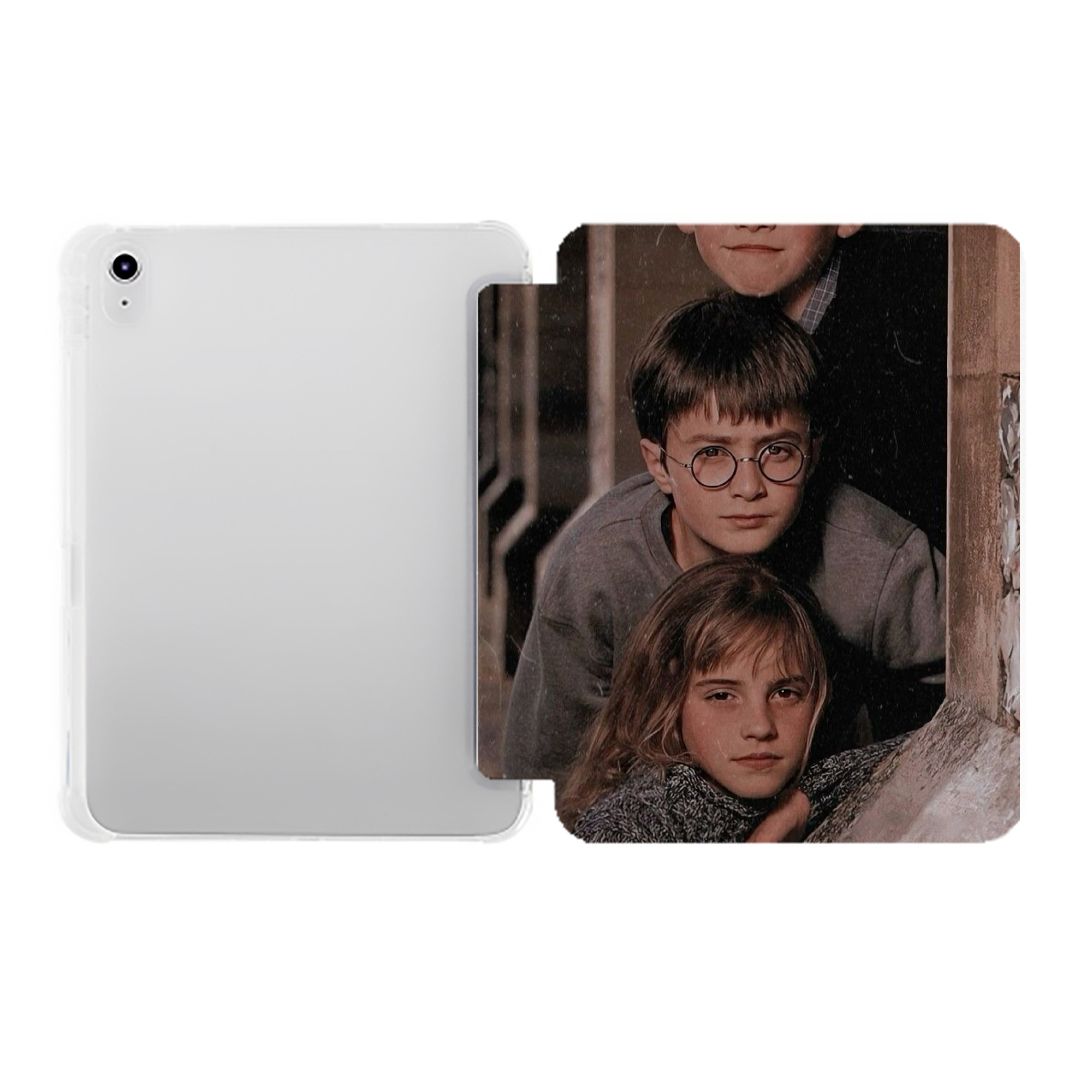 （画像用） Harry Potter ハリー・ポッターシリーズ IPad ケース ペン収納付き 三つ折りスタンド PUレザー×シリコン 対応機種9.5/10.5/10.9インチ